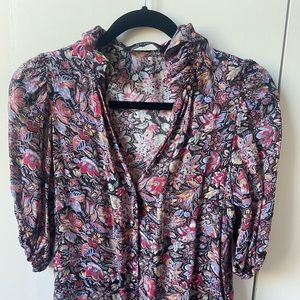 Floral zara blouse